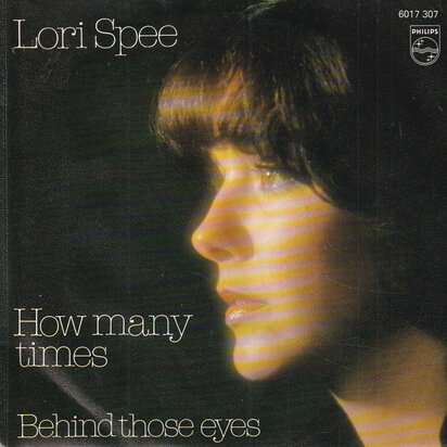 Lori Spee - How many times + Behind those eyes (Vinylsingle)