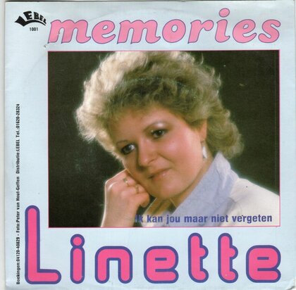 Linette - Memories + Ik kan jou niet vergeten (Vinylsingle)