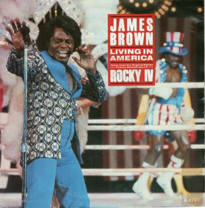 James Brown - Living in America + Vince Dicola (Vinylsingle)
