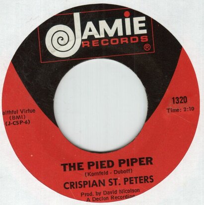 Crispian St. Peters - Pied Piper + Sweet dawn my true love (Vinylsingle)