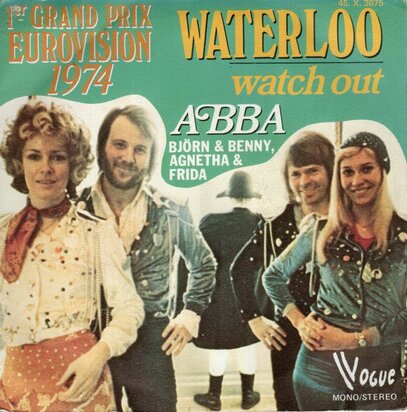 Abba - Waterloo + Watch out (Vinylsingle)