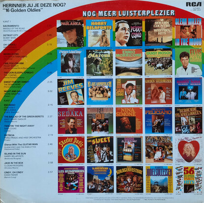 Various - Herinner Jij Je Deze Nog? "16 Golden Oldies" (Vinyl LP)