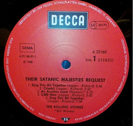 The Rolling Stones - Their Satanic Majesties Request (Vinyl LP)