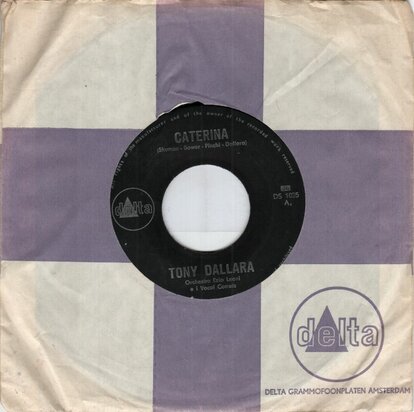 Tony Dallara - Caterina + Kissin' Game (Baci Baci) (Vinylsingle)