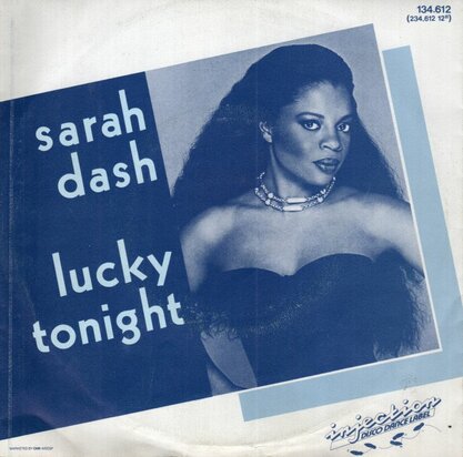 Sarah Dash - Lucky Tonight + Lucky Tonight (Instrumental) (Vinylsingle)