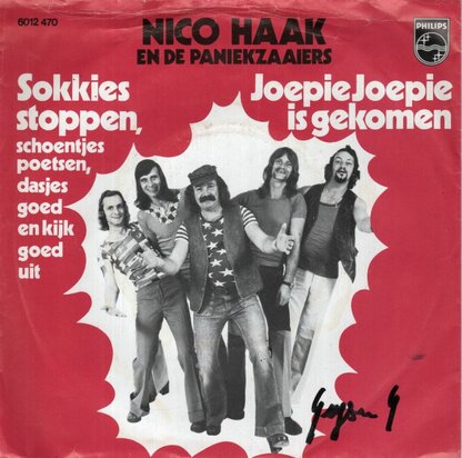 Nico Haak - Sokkies stoppen + Joepie joepie is gekomen (Vinylsingle)