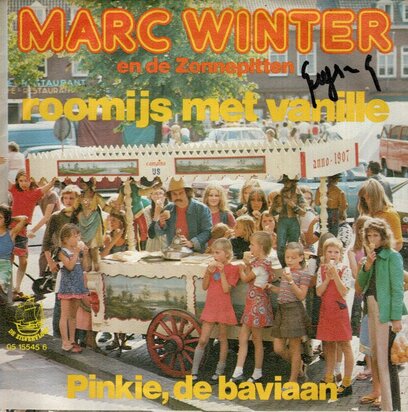 Marc Winter - Roomijs met vanille + Pinkie. de Baviaan (Vinylsingle)