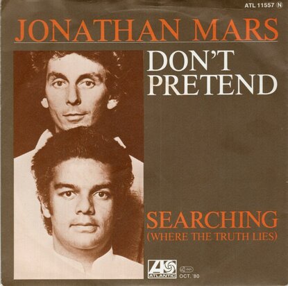 Jonathan Mars - Don't Pretend + Searching (Where The Truth Lies) (Vinylsingle)