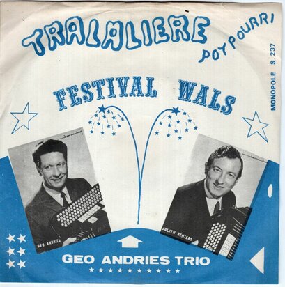 Geo Andries - Tra la liere + Festival wals (Vinylsingle)