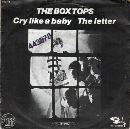 Box Tops - Cry like a baby + The letter (Vinylsingle)