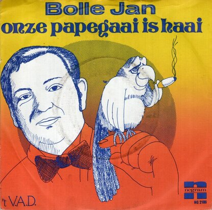 Bolle Jan - Onze papegaai is haai + 't Vad (Vinylsingle)