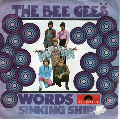 Bee Gees - Words + Sinking ships (Vinylsingle)
