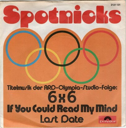 Spotnicks - If you could read my mind + Last date (Vinylsingle)