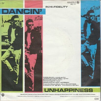 Chris Isaak - Dancin' + Unhappiness (Vinylsingle)