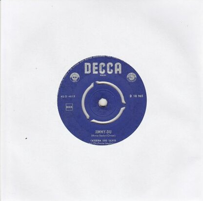 Caterina Valente - Jimmy - Du + Es War In Portugal Im Mai (Vinylsingle)