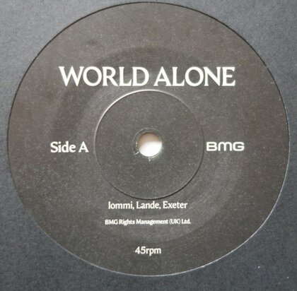 Tony Iommi - World Alone + World Alone (Instrumental) (Vinylsingle)