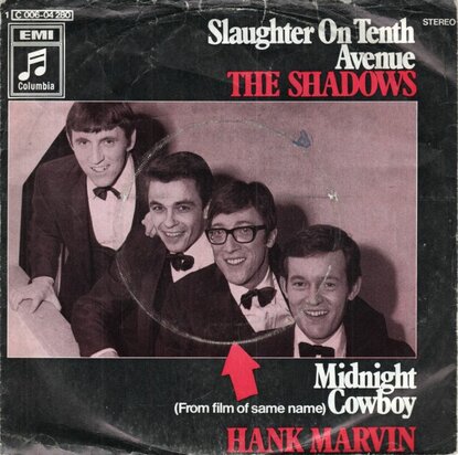 The Shadows - Slaughter On Tenth Avenue + Midnight Cowboy (Vinylsingle)
