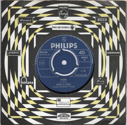 Saskia & Serge - Pedro + Luister (Vinylsingle)