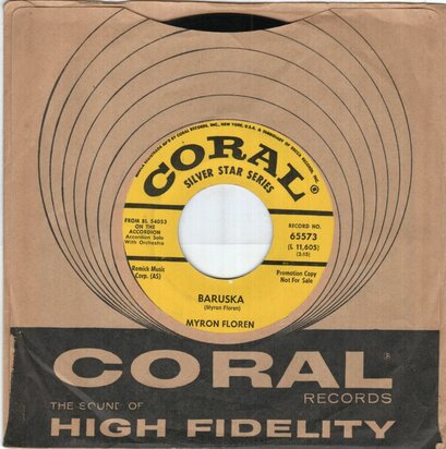 Myron Floren - Baruska + On The Accordion (Vinylsingle)