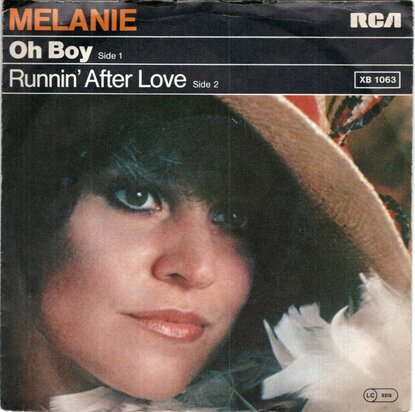 Melanie - Oh Boy + Runnin' After Love (Vinylsingle)