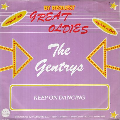 Gentrys / Dionne Warwick - Keep on dancing + What the world needs now (Vinylsingle)