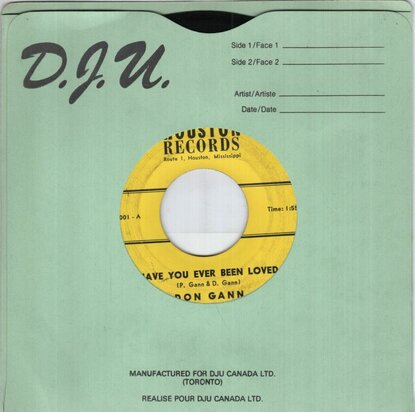 Don Gann - Have you ever been loved + My lost pride (Vinylsingle)