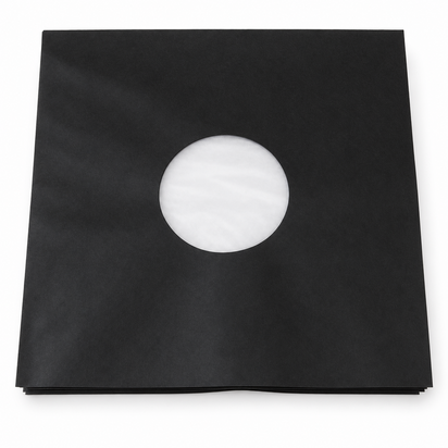 Binnenhoezen voor LP's (zwart met antistatische voering) - per 50 stuks