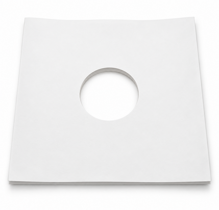 Witte 10" binnenhoezen (zonder voering) - per 25 stuks