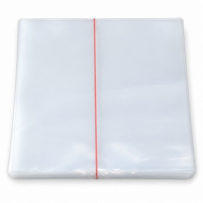 Zacht Plastic Beschermhoezen voor LP's, dikte 150 my - per 50 stuks