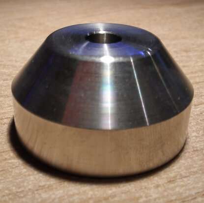Single Puck (rond, metaal) - per stuk