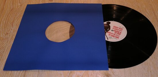 Binnenhoezen voor LP's (Blauw met antistatische voering) - per 10 stuks