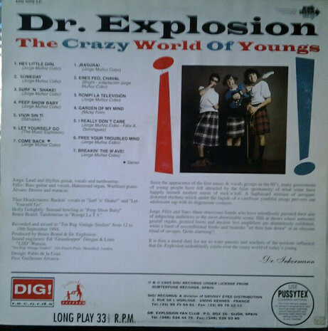 Doctor Explosion - The Crazy World Of Youngs (Vinyl LP)