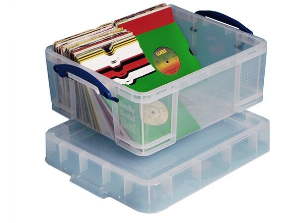 Really Usefull Box 18 liter (voor 250 vinylsingles) - per stuk