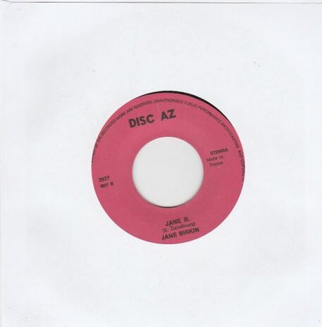 Jane Birkin - Je taime moi non plus + Jane B (Vinylsingle)