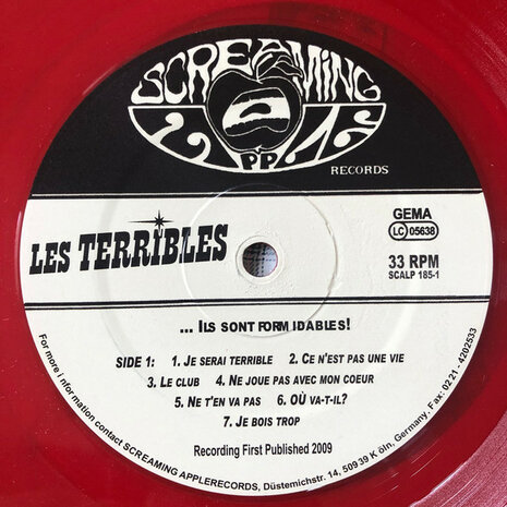Les Terribles - Ils Sont Formidables! -COLOURED- (Vinyl LP)