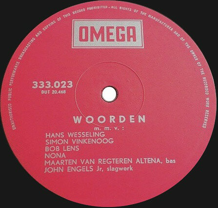 Woorden - Woorden (Vinyl LP)