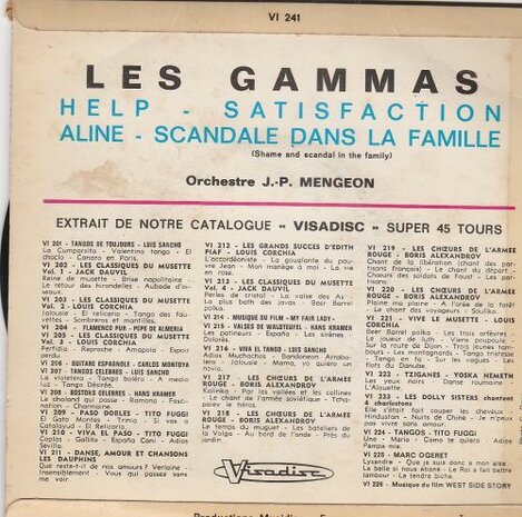 Les Gammas - Help (EP) (Vinylsingle)
