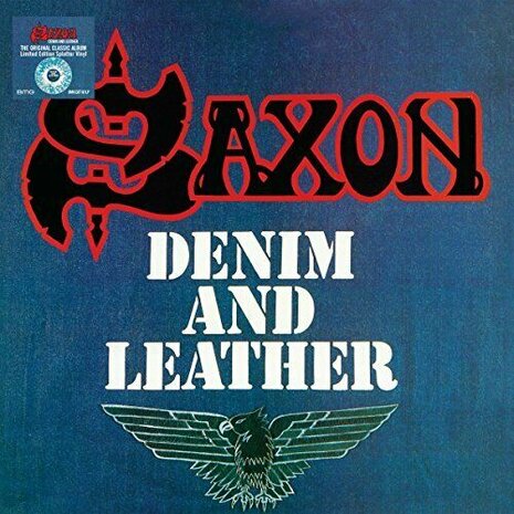 SAXON - DENIM AND LEATHER -COLOURED- (Vinyl LP)