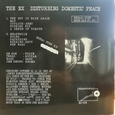 The Ex - Disturbing Domestic Peace (Vinyl LP)