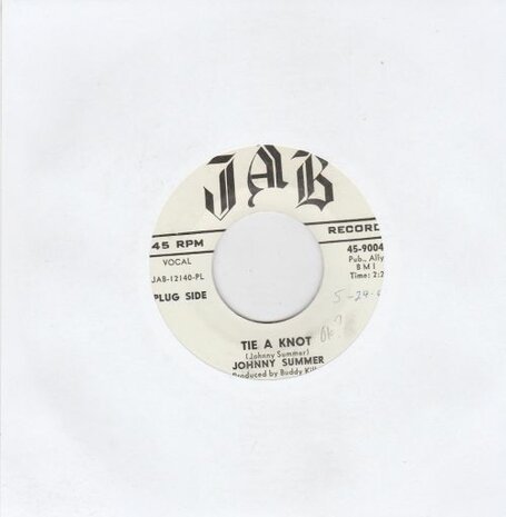 Johnny Summer - Tie A Knot + A Good Thing At The Time (Vinylsingle)