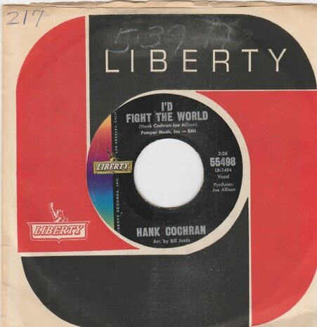 Hank Cochran - Lucy, Let Your Love + light Shine I'd Fight The World (Vinylsingle)