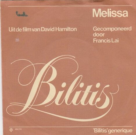 Francis Lai - Melissa + Bilitis generique (Vinylsingle)