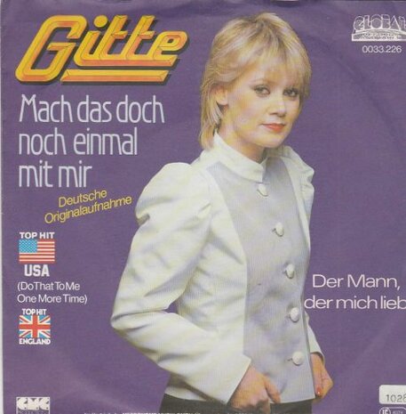 Gitte - Mach Das Doch Noch Einmal Mit Mir + Der Mann, Der Mich Liebt (Vinylsingle)
