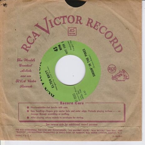 Elton Britt - The Jimmie Rodgers Blues + Singin' In The Pines (Vinylsingle)