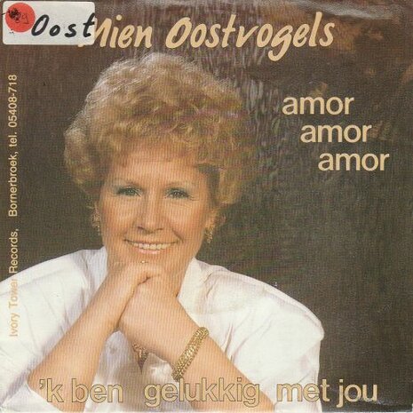 Mien Oostvogels - Amor amor amor + Ik ben gelukkig met jou (Vinylsingle)