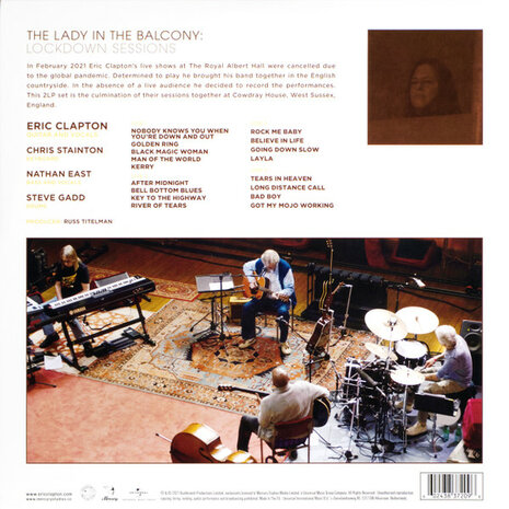 ERIC CLAPTON - The Lady In The Balcony: Lockdown Sessions (Vinyl LP)