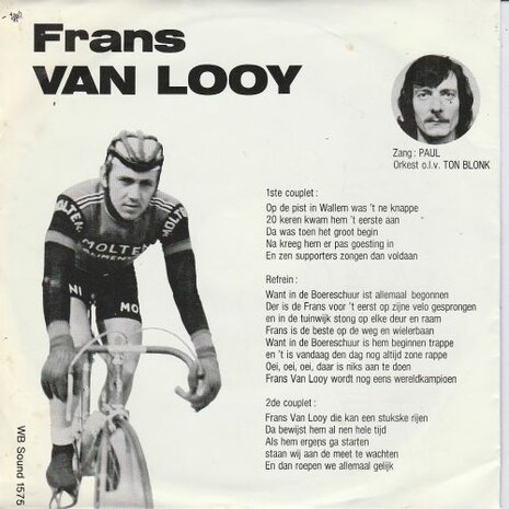 Akkordeongroep Vlugge Vingers - Frans Van Looy + Overal Op De Wereld (Vinylsingle)
