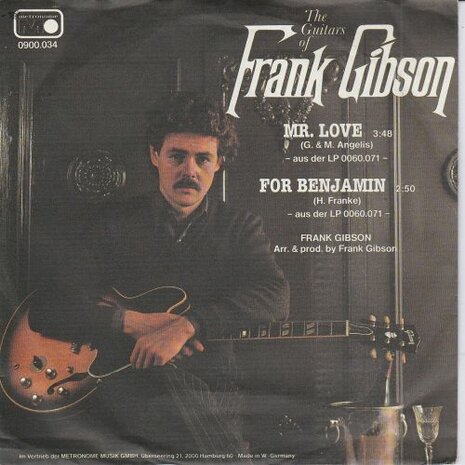 Frank Gibson - Mr. Love + For Benjamin (Vinylsingle)