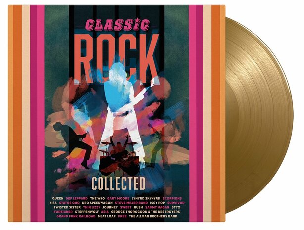 VARIOUS - CLASSIC ROCK COLLECTED -COLOURED- (Vinyl LP)