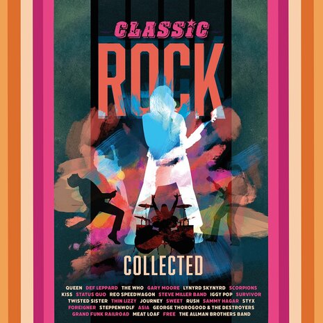 VARIOUS - CLASSIC ROCK COLLECTED -COLOURED- (Vinyl LP)